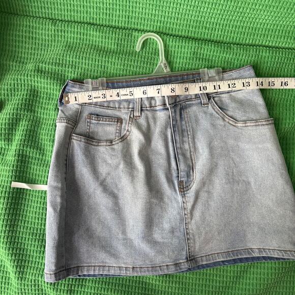NWOT Size M Tank and Mini Jean Skirt Bundle Size M Shein - Picture 7 of 7